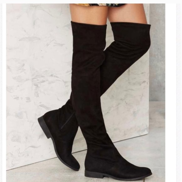 Call it spring “Legivia” over the knee boot~9.5